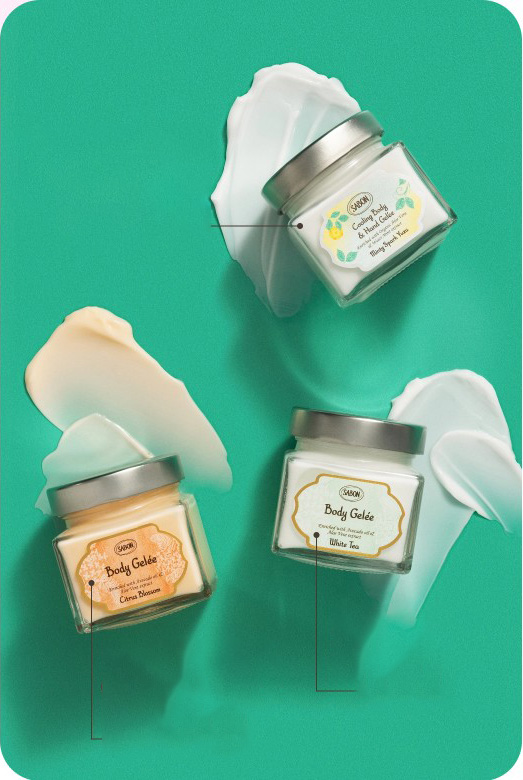 Cooling Body & Hand Gelee Minty Yuzu / Body Gelee White Tea / Body Gelee Citrus Blossom